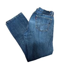 Levi's Classic Straight Leg Blue‎ Denim Jeans Medium Wash Size 36x30